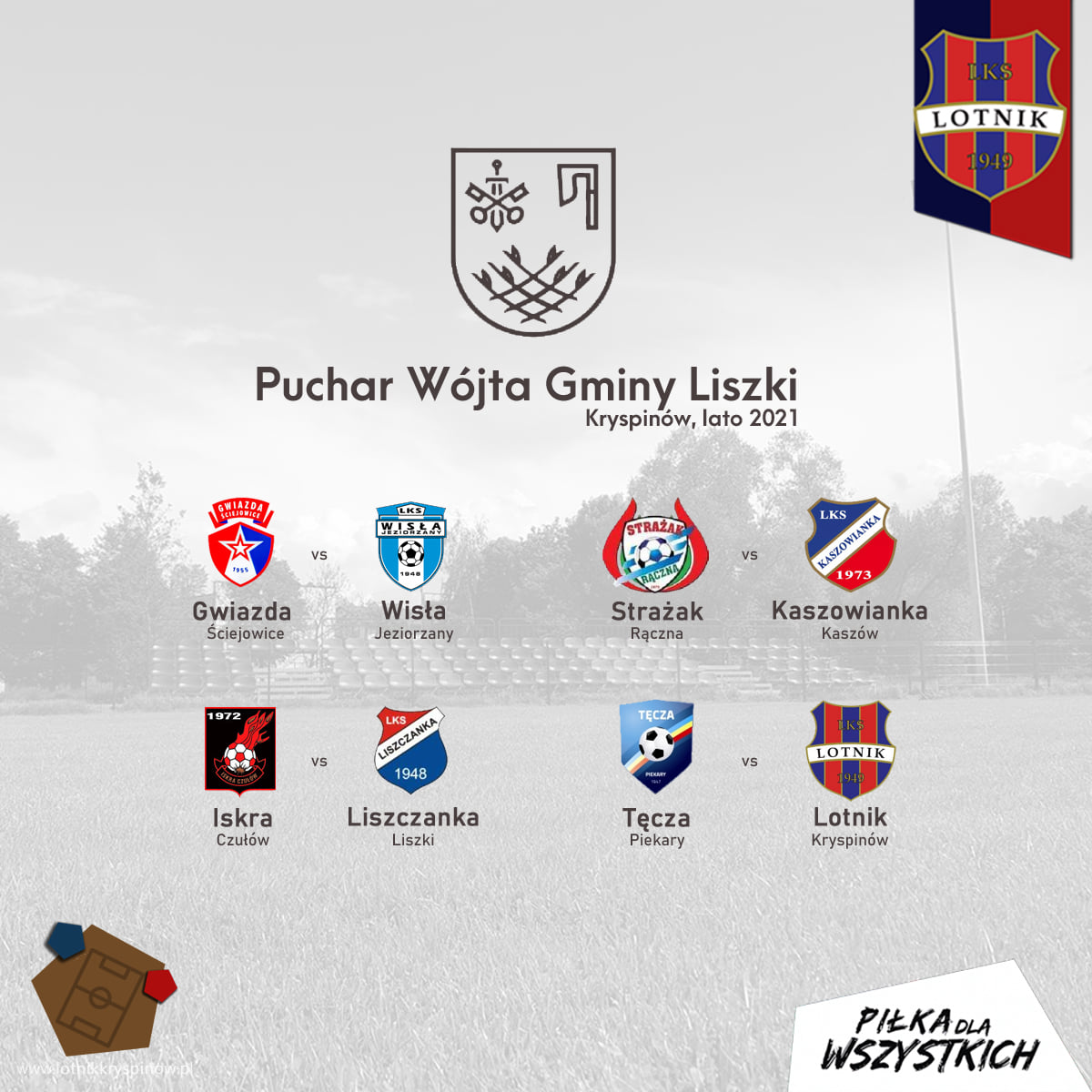 Puchar Wójta Gminy Liszki w piłce nożnej - Kryspinów 2021