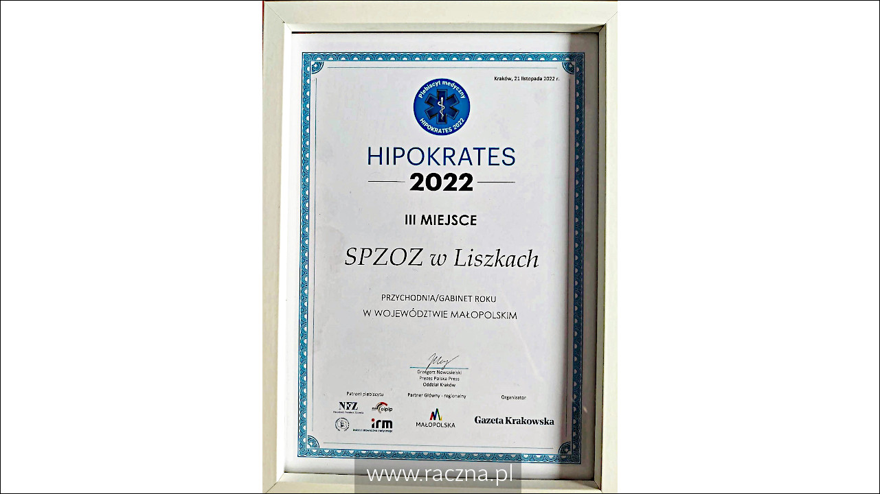 SPZOZ w Liszkach nagrodzony w plebiscycie Gazety Krakowskiej - zdjęcie nr 4