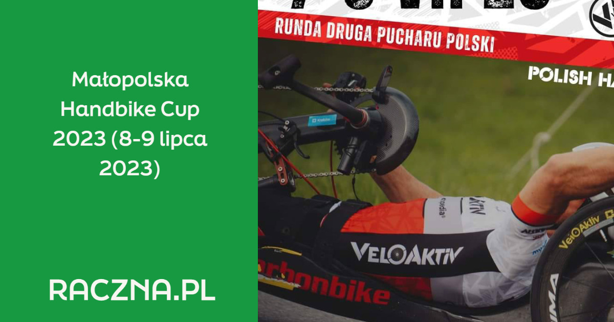 Małopolska Handbike Cup 2023 (8-9 lipca 2023) - zdjęcie tytułowe