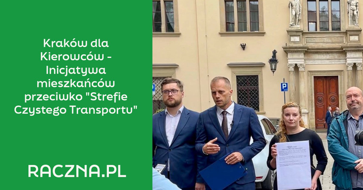 Kraków dla kierowców - Inicjatywa mieszkańców przeciwko "Strefie Czystego Transportu" - grafika tytułowa