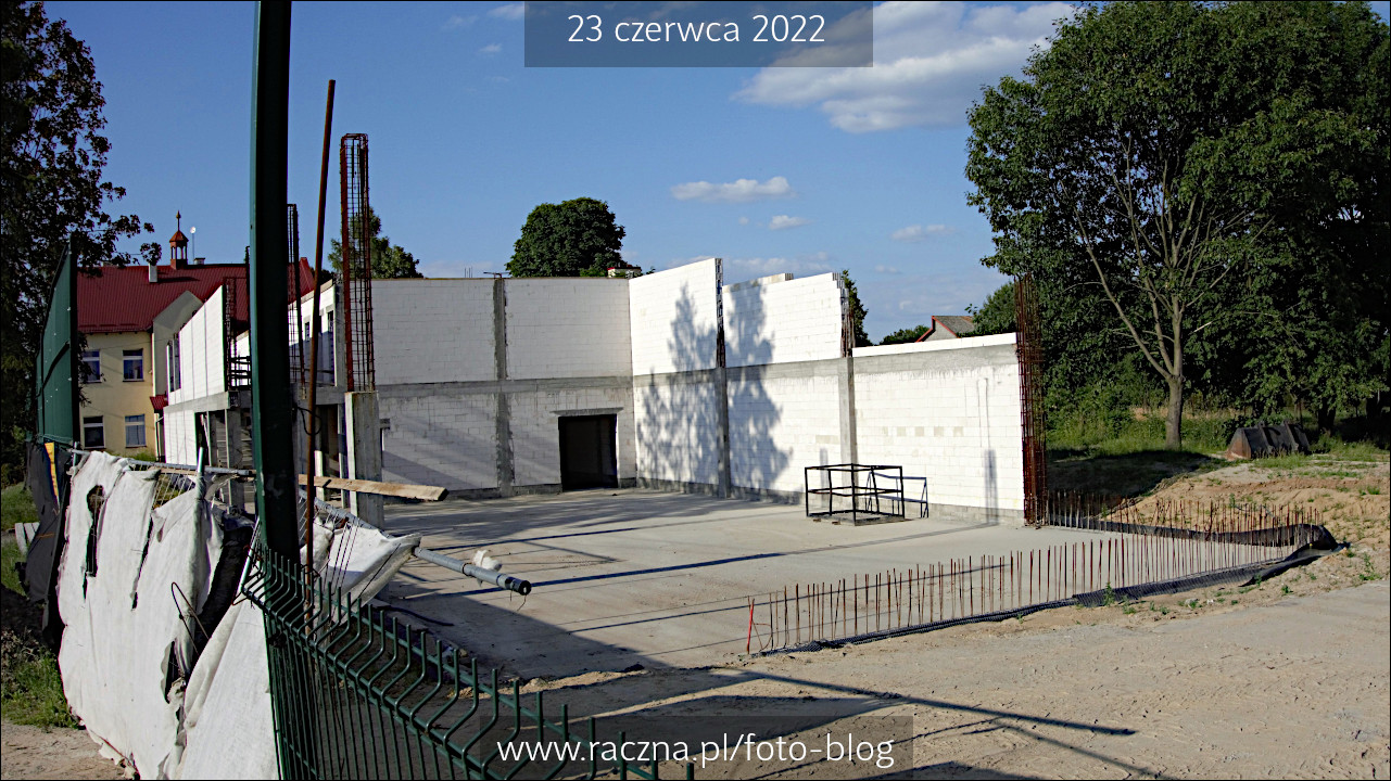 Rozbudowa szkoły - 23 czerwca 2022 - fotoblog